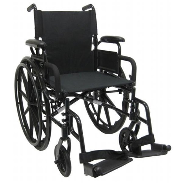 Karman Healthcare 802N-DY Lightweight Wheelchair-Black, Karman Healthcare, Mfr#: 802N-DY